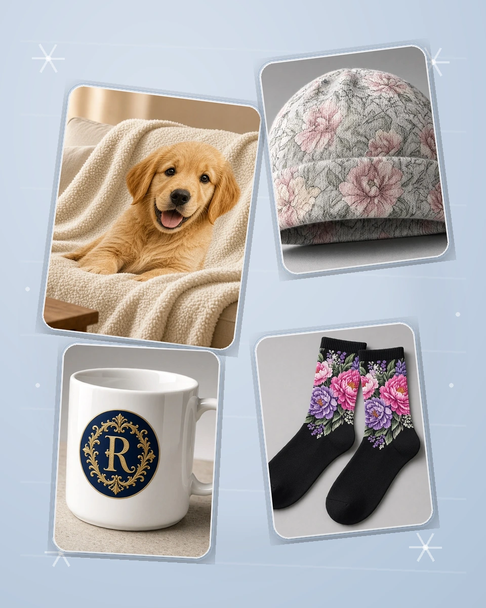 Holiday Winter Gift Bundle blank