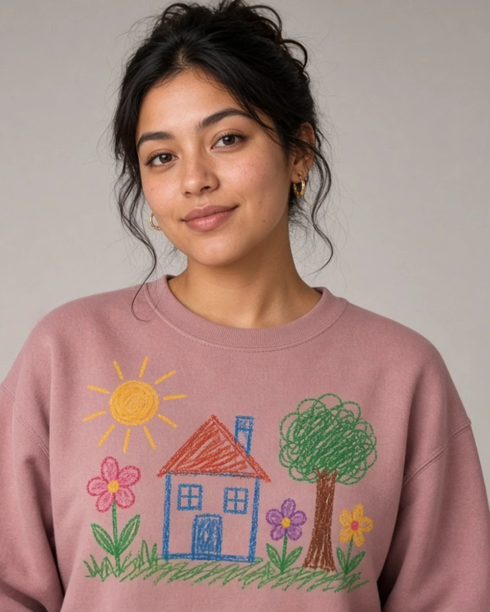 Custom Garment-Dyed Sweatshirt blank