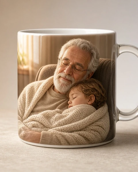 Grandpa & Grandkid Nap Mug