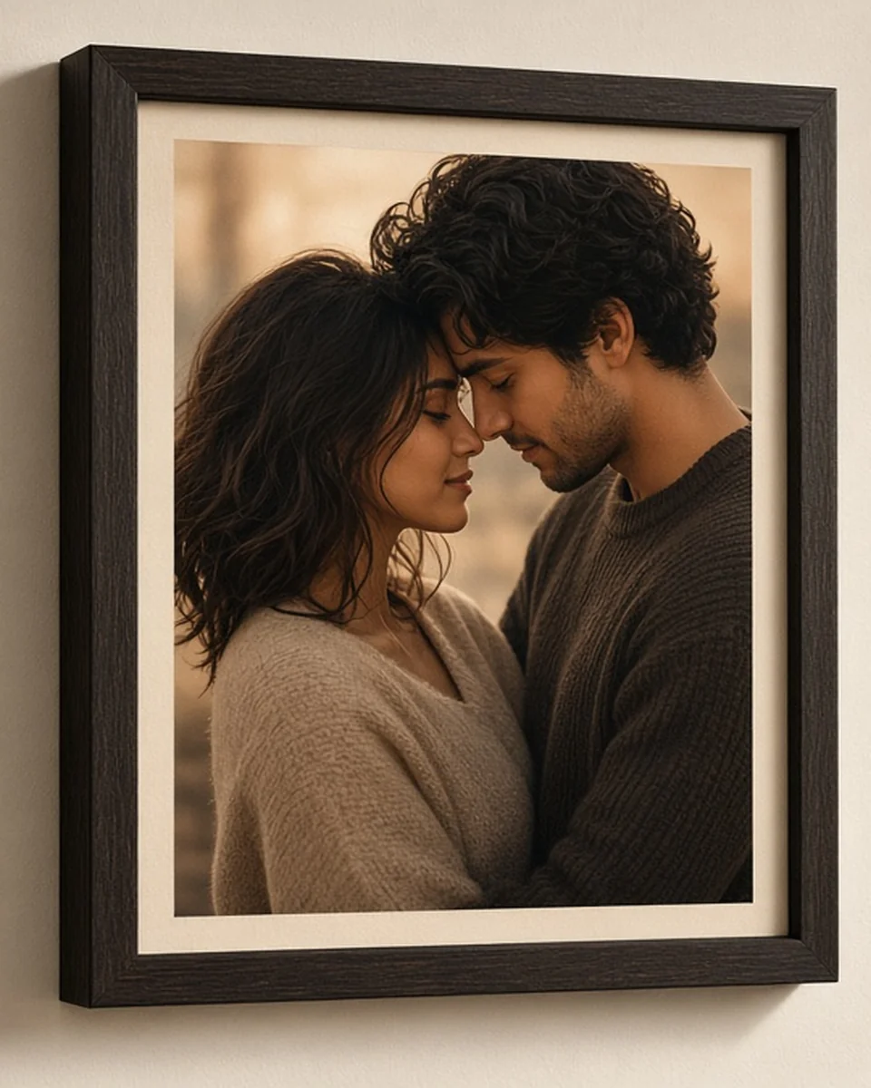 Custom Framed Matte Poster blank
