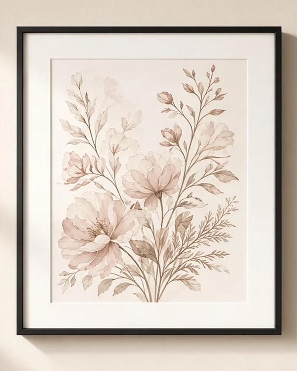 Custom Framed Matte Poster With Mat