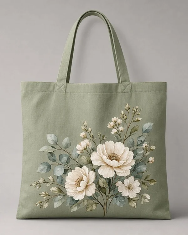 Custom Cotton Color Tote