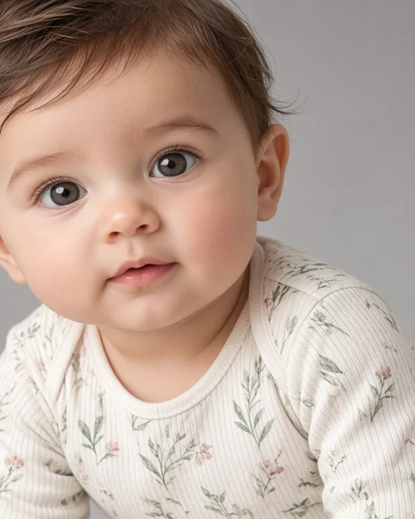 Custom Organic Cotton Baby Bodysuit