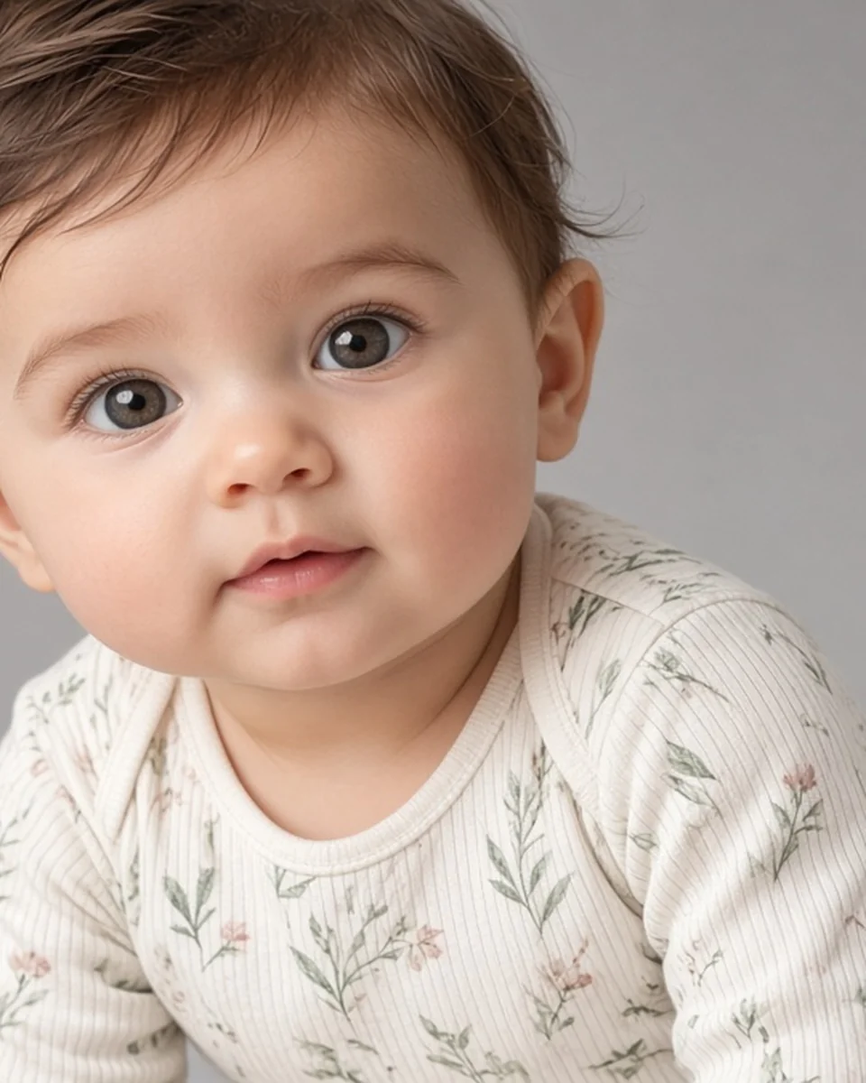 Custom Organic Cotton Baby Bodysuit blank