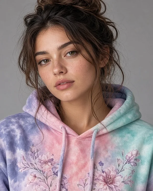 Custom Champion Tie-Dye Hoodie