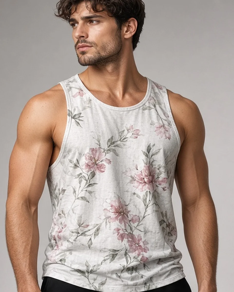 Custom Men's Drop-Arm Tank blank