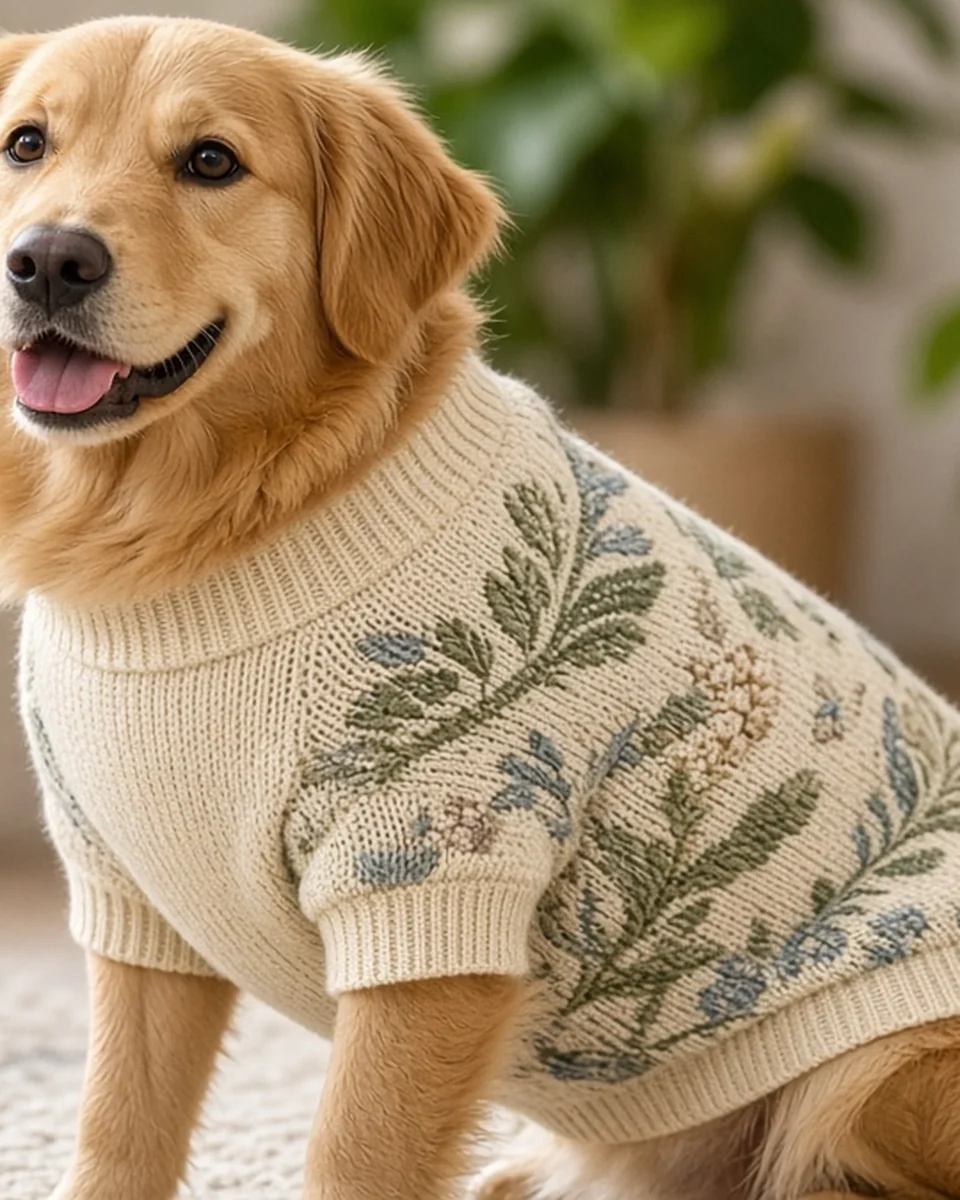 Custom Knitted Pet Sweater blank