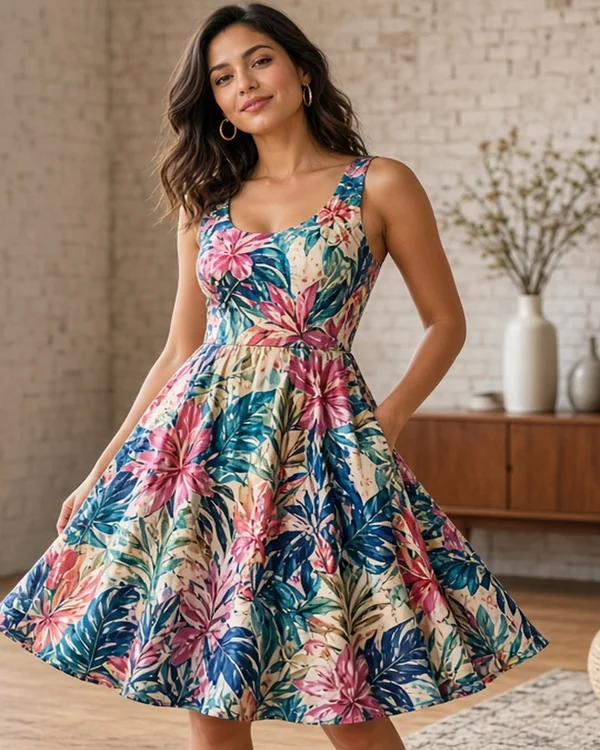 Custom All-Over Print Skater Dress