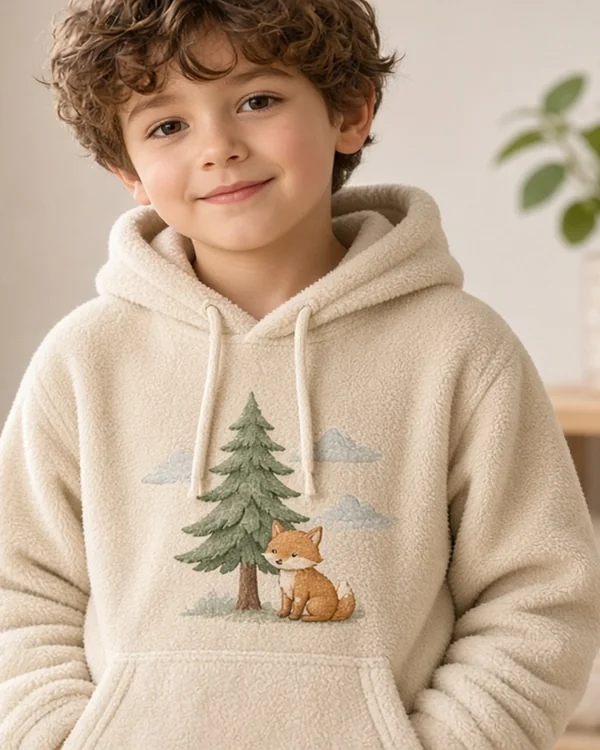 Custom Kids Fleece Hoodie