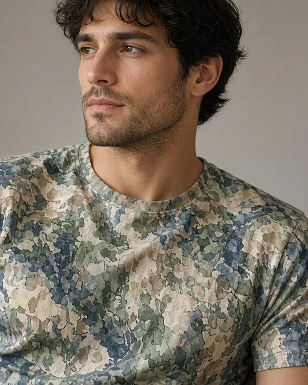 Custom All-Over Print Men’s Cotton Crew Tee