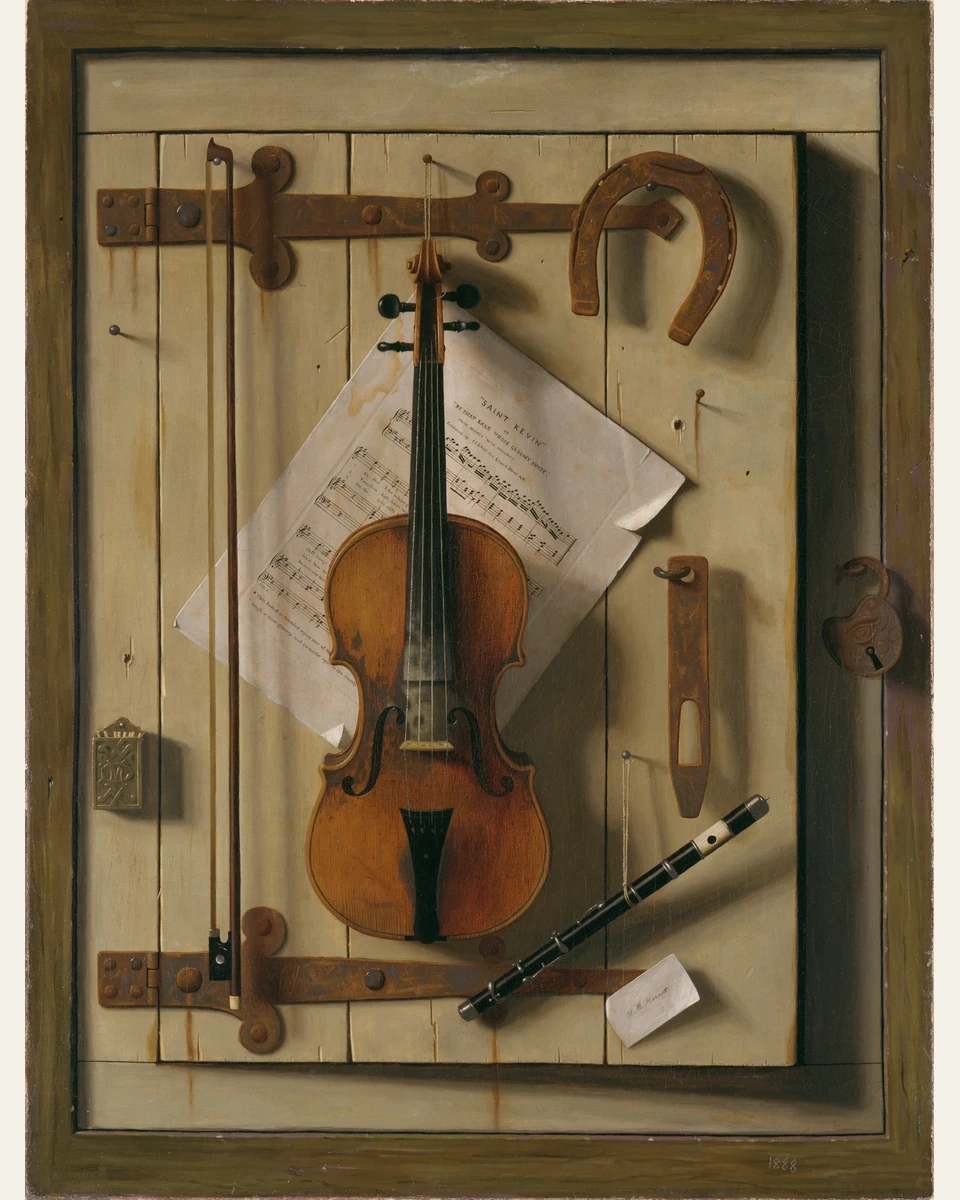 Still Life—Violin and Music Art Print