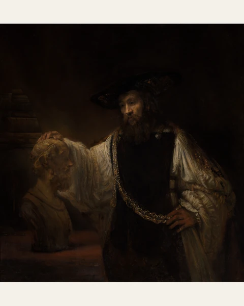 Aristotle with a Bust of Homer Art Print