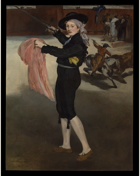 Mademoiselle V. in the Costume of an Espada Art Print