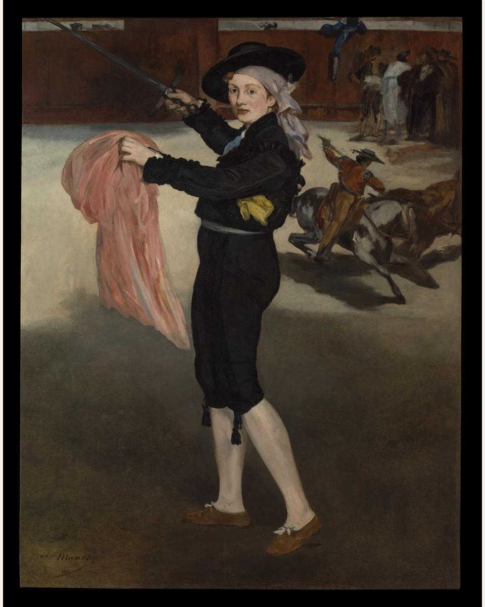 Mademoiselle V. in the Costume of an Espada Art Print