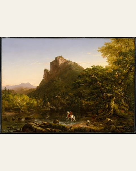 The Mountain Ford Art Print