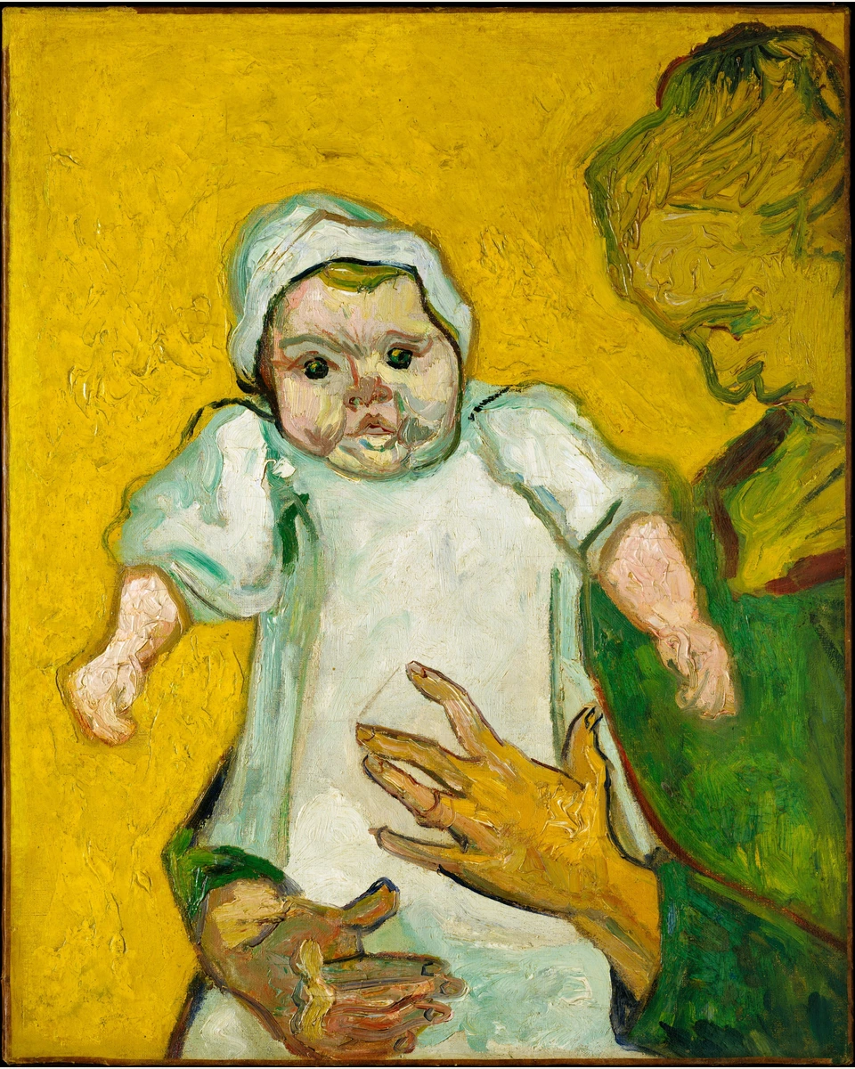 Madame Roulin and Her Baby Art Print
