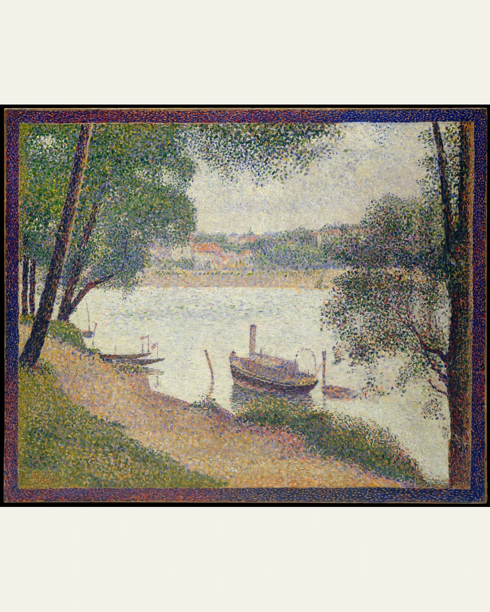 Gray Weather, Grande Jatte Art Print
