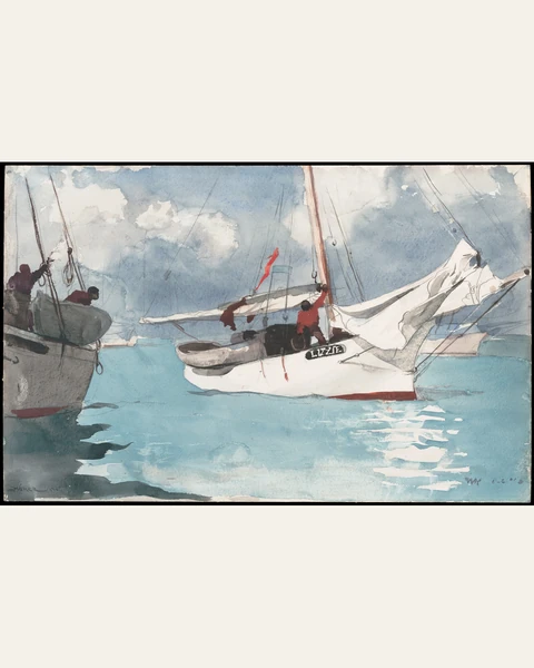Fishing Boats, Key West Art Print
