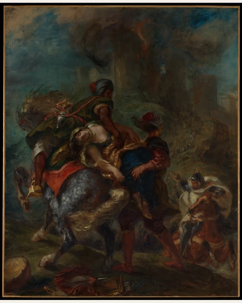 The Abduction of Rebecca Art Print