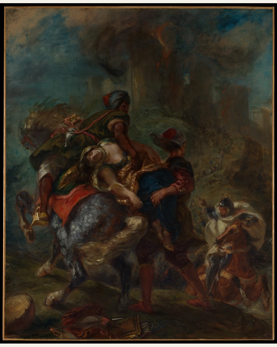 The Abduction of Rebecca Art Print