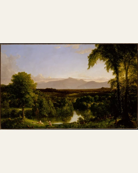View on the Catskill—Early Autumn Art Print