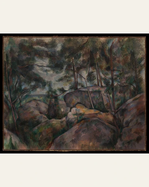 Rocks at Fontainebleau Art Print