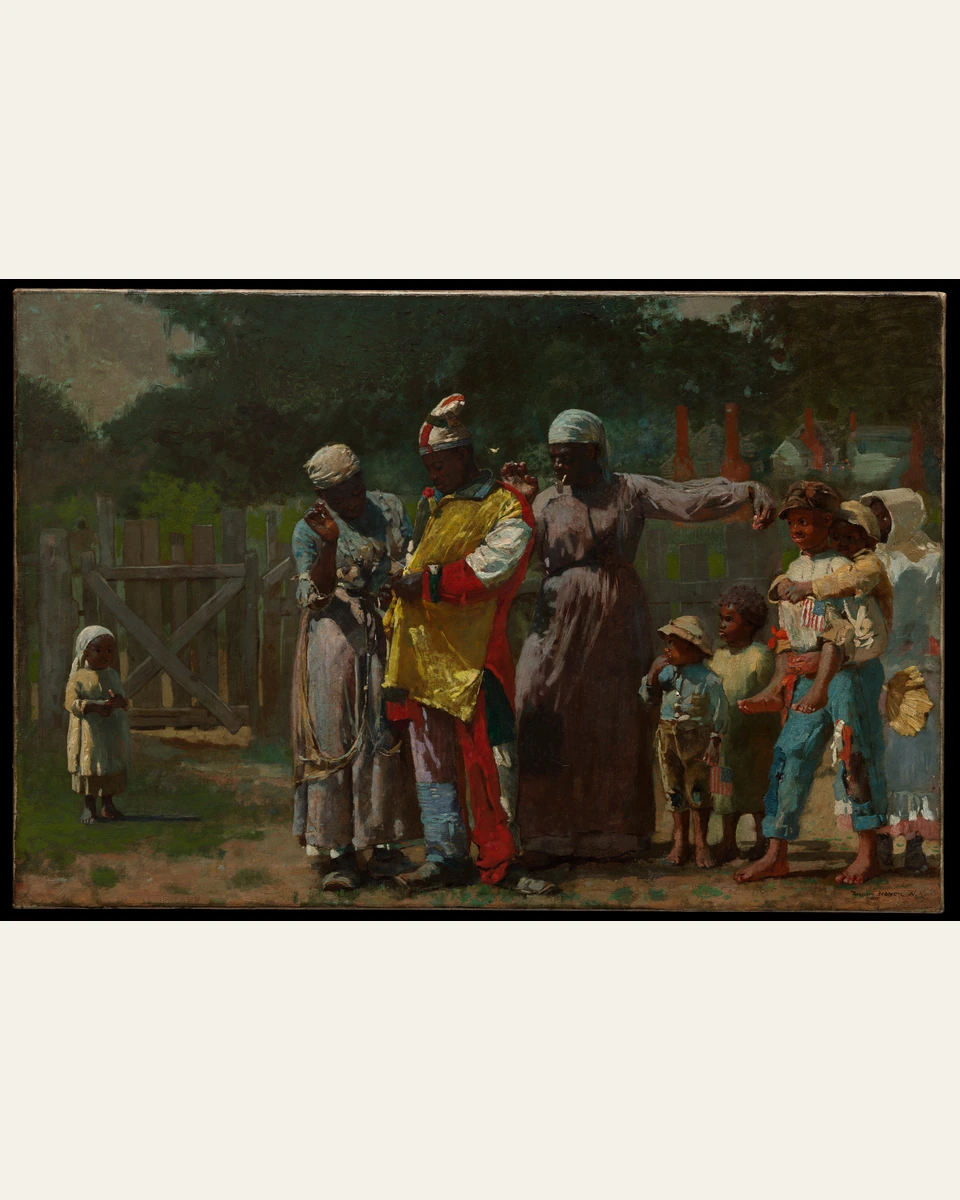 Dressing for the Carnival Art Print