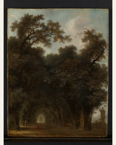 A Shaded Avenue Art Print
